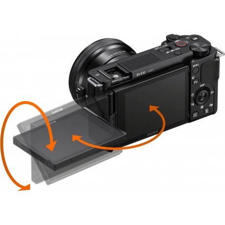 Фотоапарат Sony Alpha ZV-E10 Body Black (ZVE10B.CEC)