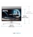 Монитор BenQ 27" EX271Q White (9H.LNCLB.QBE)