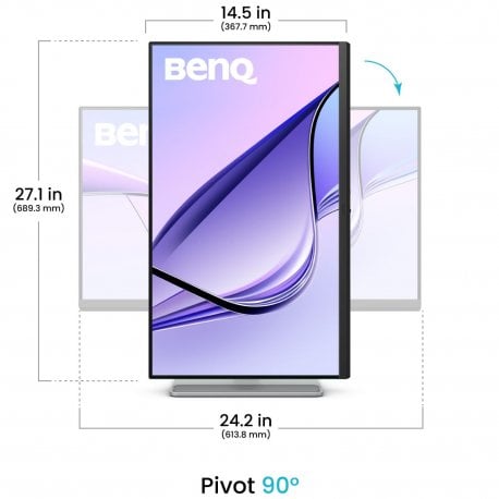 Монитор BenQ 27" MA270U Silver (9H.LMWLB.QBE)