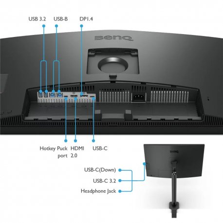 Монітор BenQ 27" PD2706UA (9H.LLKLB.QEE)