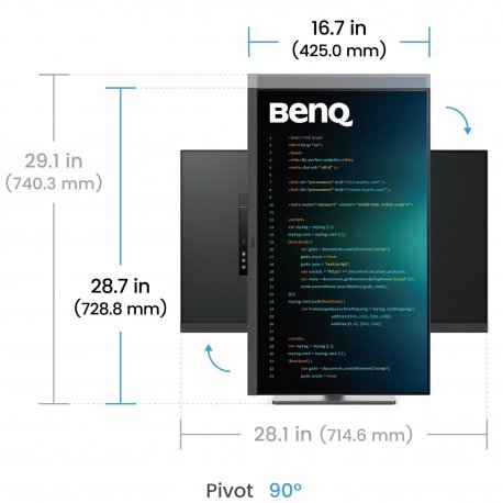 Монітор BenQ 31.5" RD320U (9H.LMSLA.TBE)