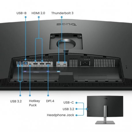 Монітор BenQ 31.5" PD3225U (9H.LLYLA.TBE)