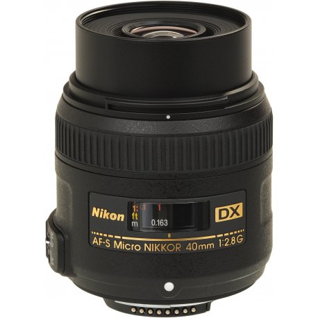 Об'єктив до фотокамери Nikon 40mm f/2.8G ED AF-S DX Micro Nikkor (JAA638DA)