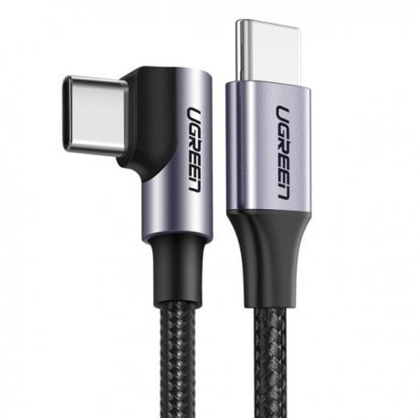 Кабель Ugreen US255 USB Type-C to USB Type-C (2m) Black/Gray (50125)