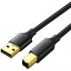 Кабель Ugreen US135 USB - USB Type B Print Cable (1.5m) Black (10350)