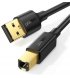 Кабель Ugreen US135 USB - USB Type B Print Cable (1.5m) Black (10350)