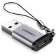 Адаптер Ugreen US276 USB-A 3.0 to USB-C 3.1 Gray (50533) Адаптер Ugreen US276 USB-A 3.0 to USB-C 3.1 Gray (50533)