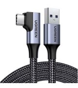 Кабель Ugreen US385 USB-A to USB-C 3.0 3A (1m) Black (20299)