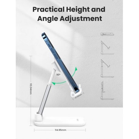 Підставка для смартфона Ugreen LP373 Foldable Phone Stand White (20434)
