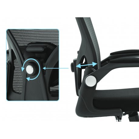 Ігрове крісло Sandberg ErgoFusion Black (640-97)