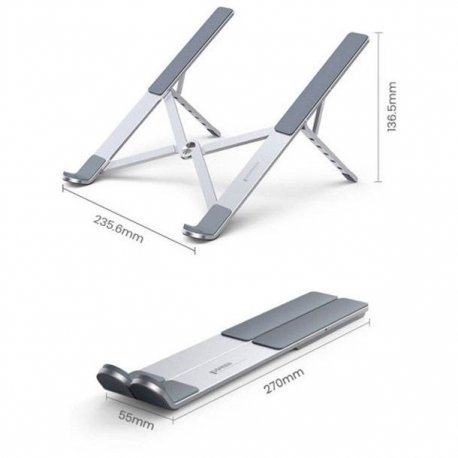 Підставка для ноутбука Ugreen LP451 Foldable Holder for Laptop Silver (40289)