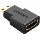 Адаптер Ugreen Mini HDMI to HDMI Black (20101) Адаптер Ugreen Mini HDMI to HDMI Black (20101)