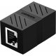 Коннектор Ugreen NW114 RJ-45 Ethernet Cable Extender Adapter Black (20390)