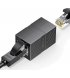 Конектор Ugreen NW114 RJ-45 Ethernet Cable Extender Adapter Black (20390)