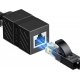 Коннектор Ugreen NW114 RJ-45 Ethernet Cable Extender Adapter Black (20390)