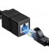 Коннектор Ugreen NW114 RJ-45 Ethernet Cable Extender Adapter Black (20390)