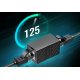 Коннектор Ugreen NW114 RJ-45 Ethernet Cable Extender Adapter Black (20390)