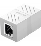 Коннектор Ugreen NW114 RJ-45 Ethernet Cable Extender Adapter White (20311)