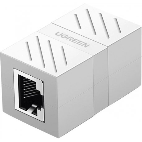 Конектор Ugreen NW114 RJ-45 Ethernet Cable Extender Adapter White (20311)
