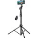 Штатив Ugreen LP680 Selfie Stick Tripod with Bluetooth Remote Black (15609) Штатив Ugreen LP680 Selfie Stick Tripod with Bluetooth Remote Black (15609)