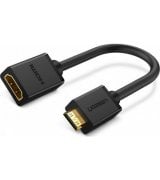 Адаптер Ugreen Mini HDMI Разъем HDMI HDMI Adapter Cable (22cm) Black (20137)