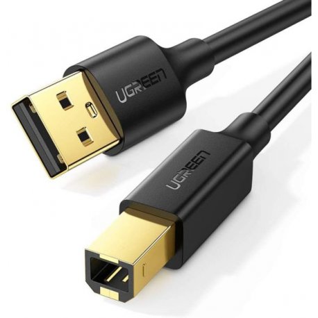 Кабель Ugreen US135 USB - USB Type B Print Cable (1.5m) Black (10350)