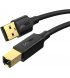 Кабель Ugreen US135 USB - USB Type B Print Cable (1.5m) Black (10350)