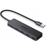 USB-хаб Ugreen CM219 4-Port USB3.0 to USB 3.0 Black (25851)
