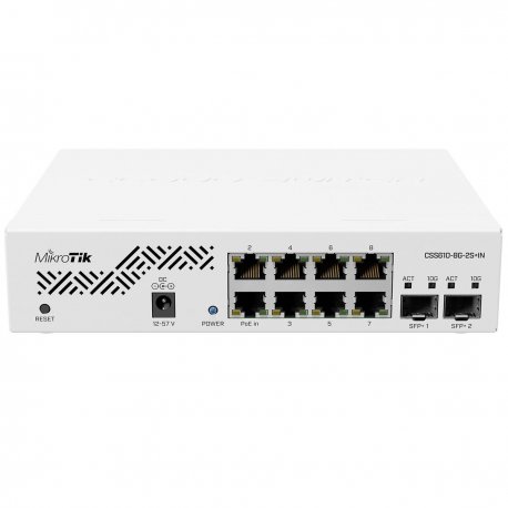 Комутатор Mikrotik (CSS610-8G-2S+IN)