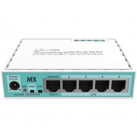 Маршрутизатор Mikrotik hEX (RB750Gr3)