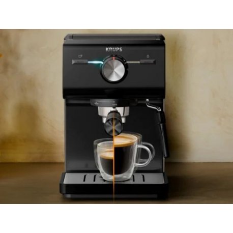 Кофеварка рожковая Krups Authentic C50 Black (XP381810)
