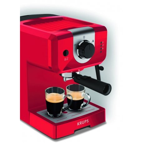 Кофеварка рожковая Krups Opio XP320530 Red