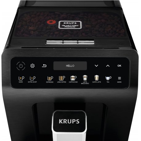 Кофемашина Krups Evidence Plus Titanium EA894810 Black