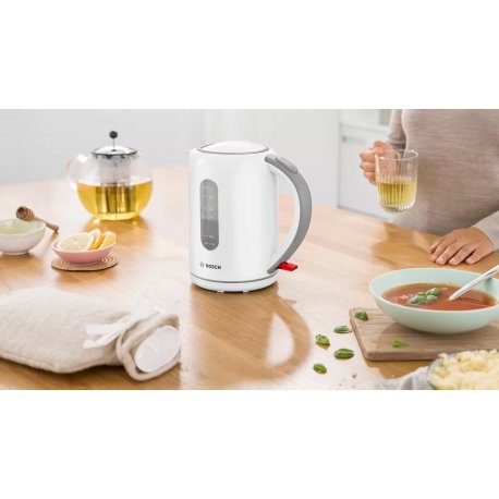 Елекрочайник Bosch TWK7601 White/Gray