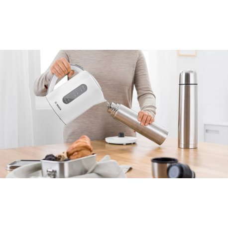 Елекрочайник Bosch TWK7601 White/Gray
