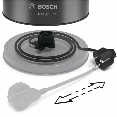 Електрочайник Bosch TWK5P475 Gray
