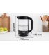 Електрочайник Bosch TWK70B03 Black