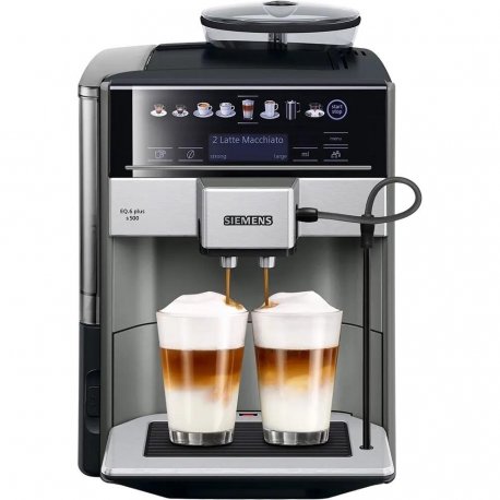 Кофемашина Siemens TE655203RW Black/Silver