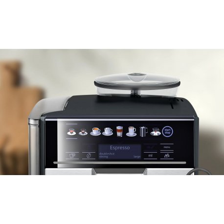 Кофемашина Siemens TE655203RW Black/Silver