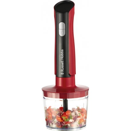 Russell Hobbs Блендер заглибний Desire Red 500Вт чаша-500мл вінчик міні-подріб червоний