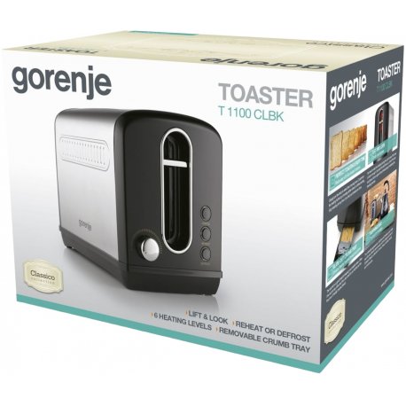 Тостер Gorenje T1100CLBK