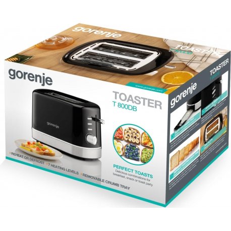 Тостер Gorenje T800DB Black