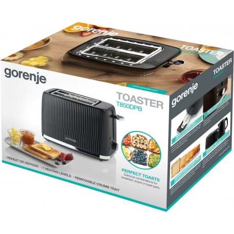 Тостер Gorenje T850DPB Black