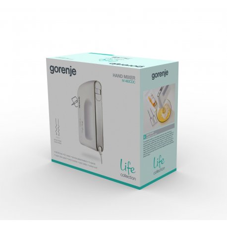 Миксер ручной Gorenje M460CDC White