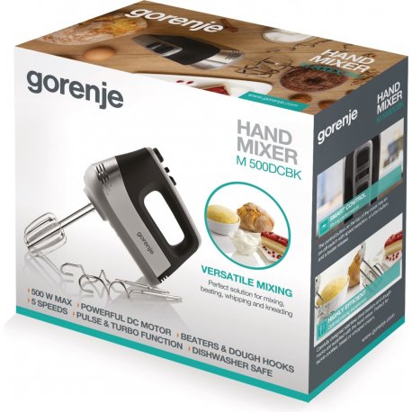 Міксер ручний Gorenje M500DCBK Black