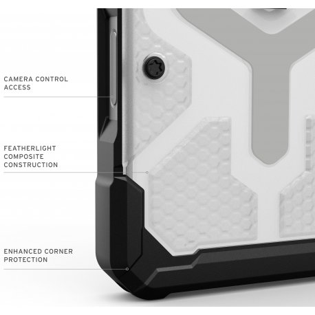 Чехол UAG для iPhone 17 Pro Max Pathfinder Clear MagSafe Ice/Silver (114552114333)