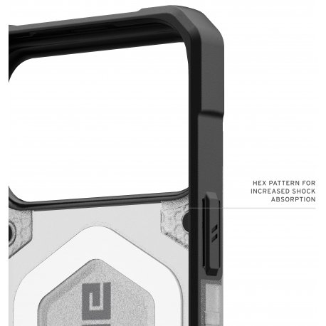 Чохол UAG для iPhone 17 Pro Max Pathfinder Clear MagSafe Ice/Silver (114552114333)