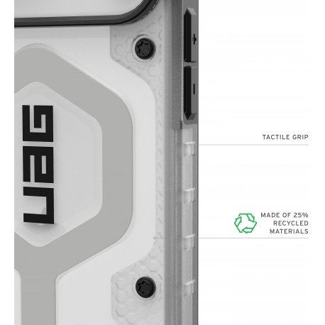 Чехол UAG для iPhone 17 Pro Max Pathfinder Clear MagSafe Ice/Silver (114552114333)