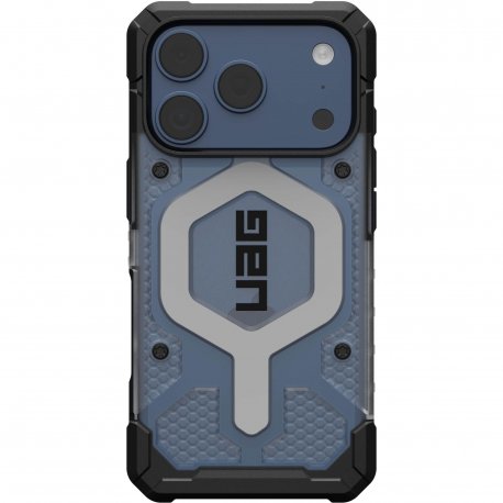 Чохол UAG для iPhone 17 Pro Pathfinder Clear MagSafe Ice/Silver (114551114333)