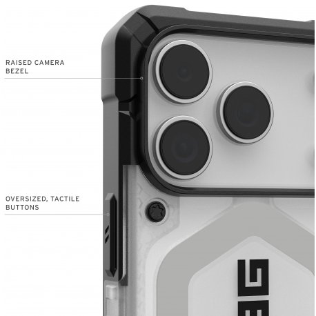 Чехол UAG для iPhone 17 Pro Pathfinder Clear MagSafe Ice/Silver (114551114333)